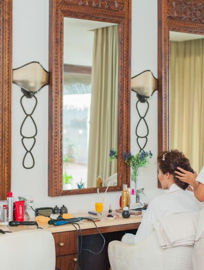 Salon workspace