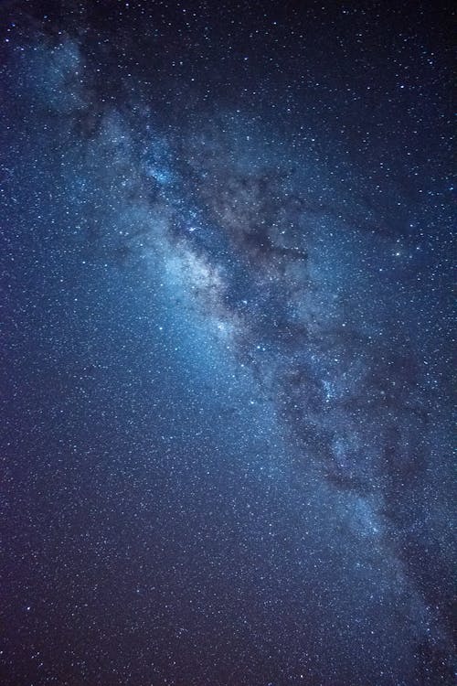 galaxy, 垂直拍摄, 夜空 的 免费素材图片