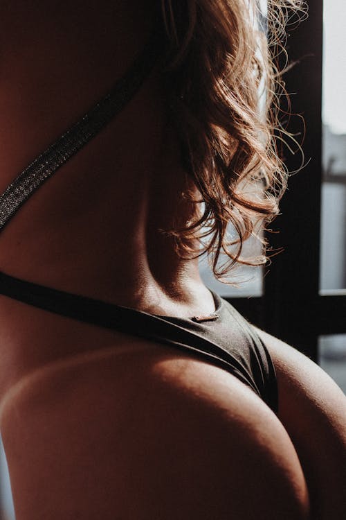 Free Close up of Woman Back and Lingerie Stock Photo