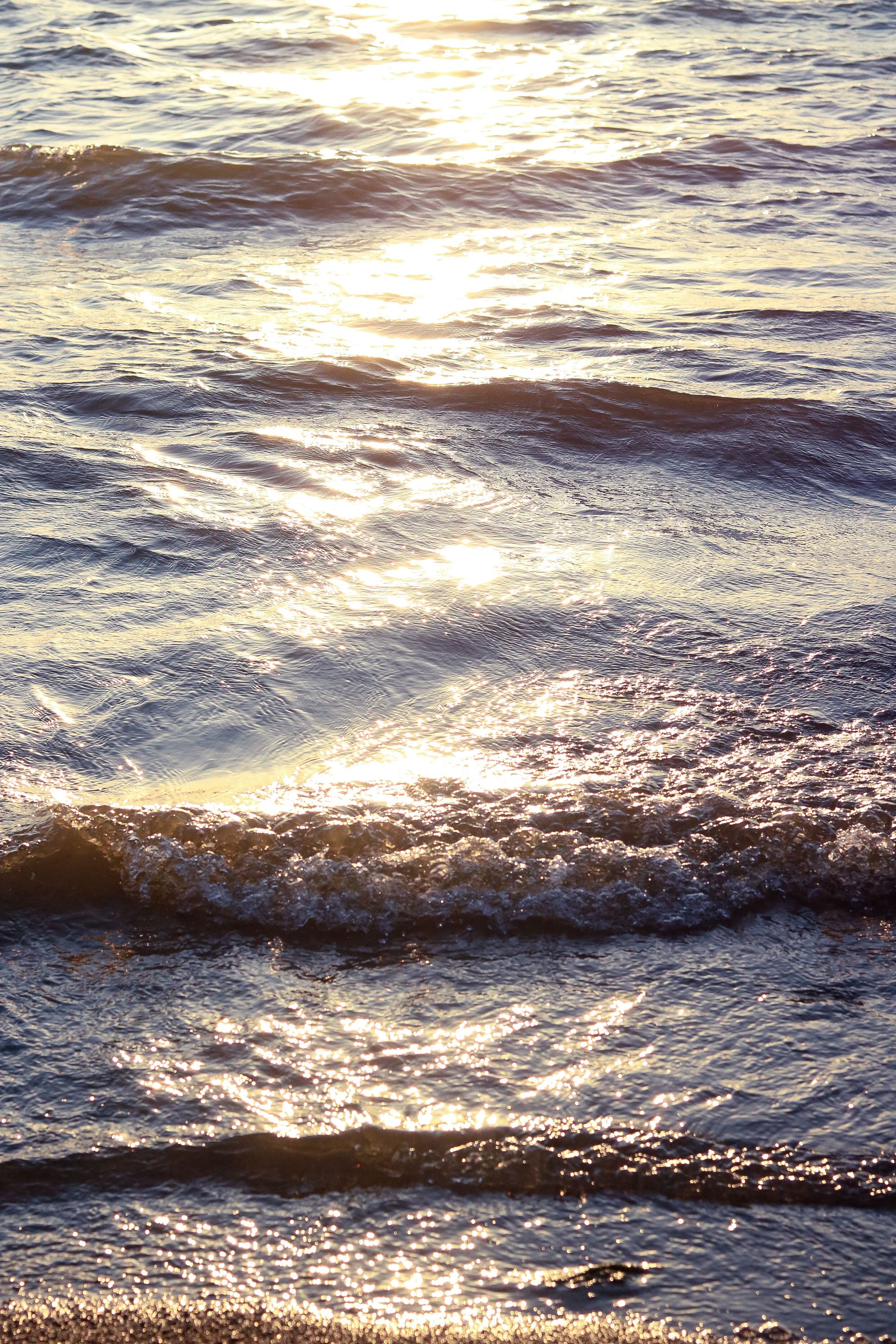 Sunlight Reflecting in the Coastal Water · Free Stock Photo