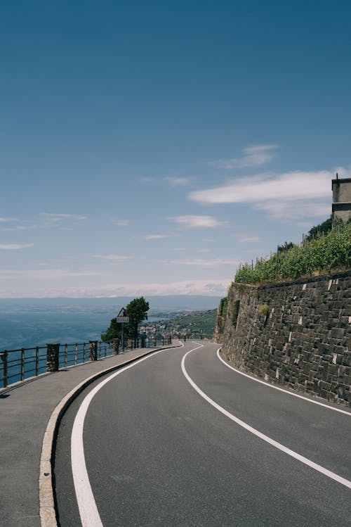 Road along Lake