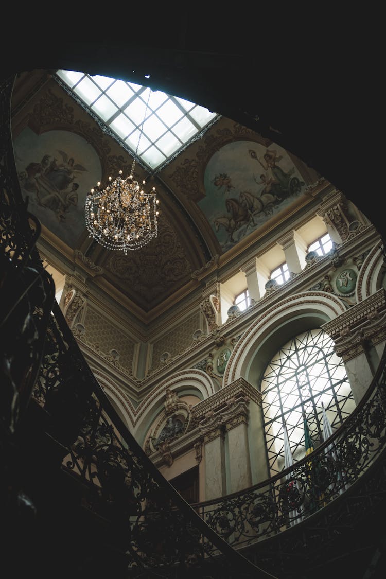 Interior Of The Palacio Da Liberdade In Belo Horizonte, Brazil