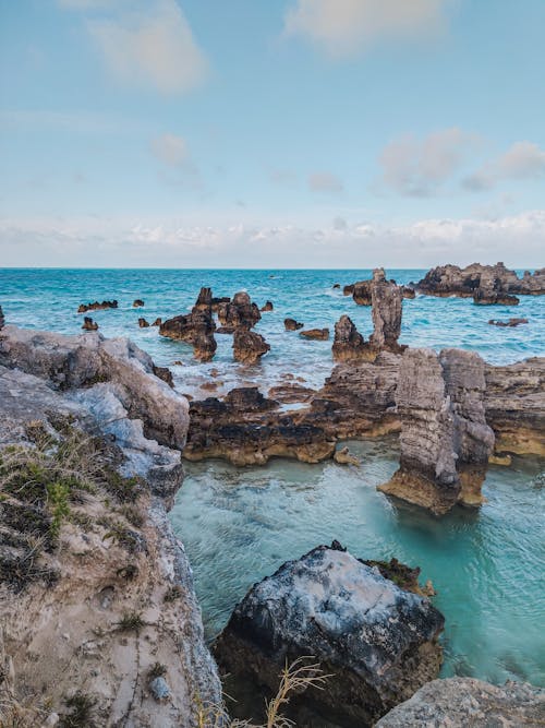 Foto d'estoc gratuïta de Costa, erosionat, mar