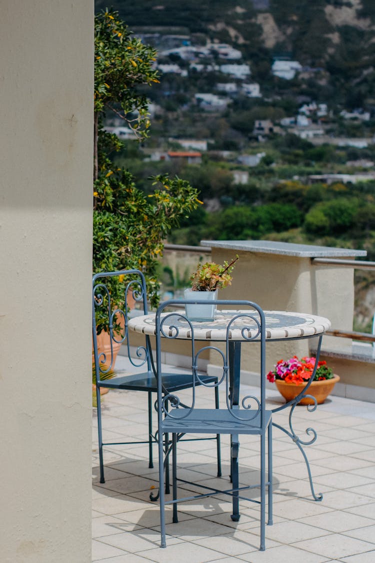 Table On Patio