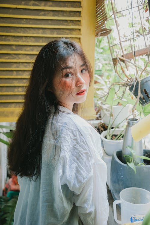Ingyenes stockfotó álló kép, aranyos, ázsiai nő témában