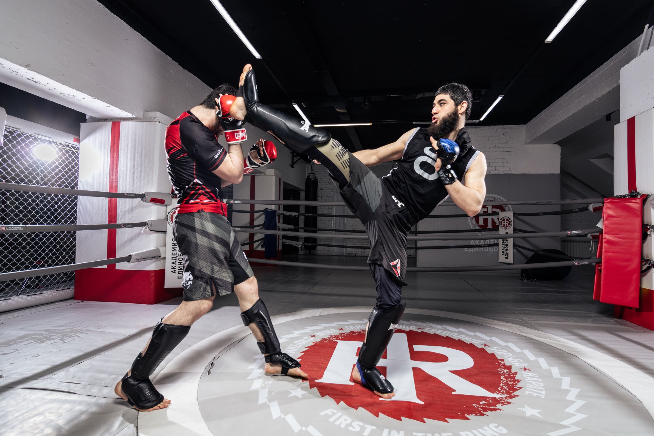 Kickboxing Men In Ring Free Stock Photo kickboxing-men-in-ring-free-stock-photo