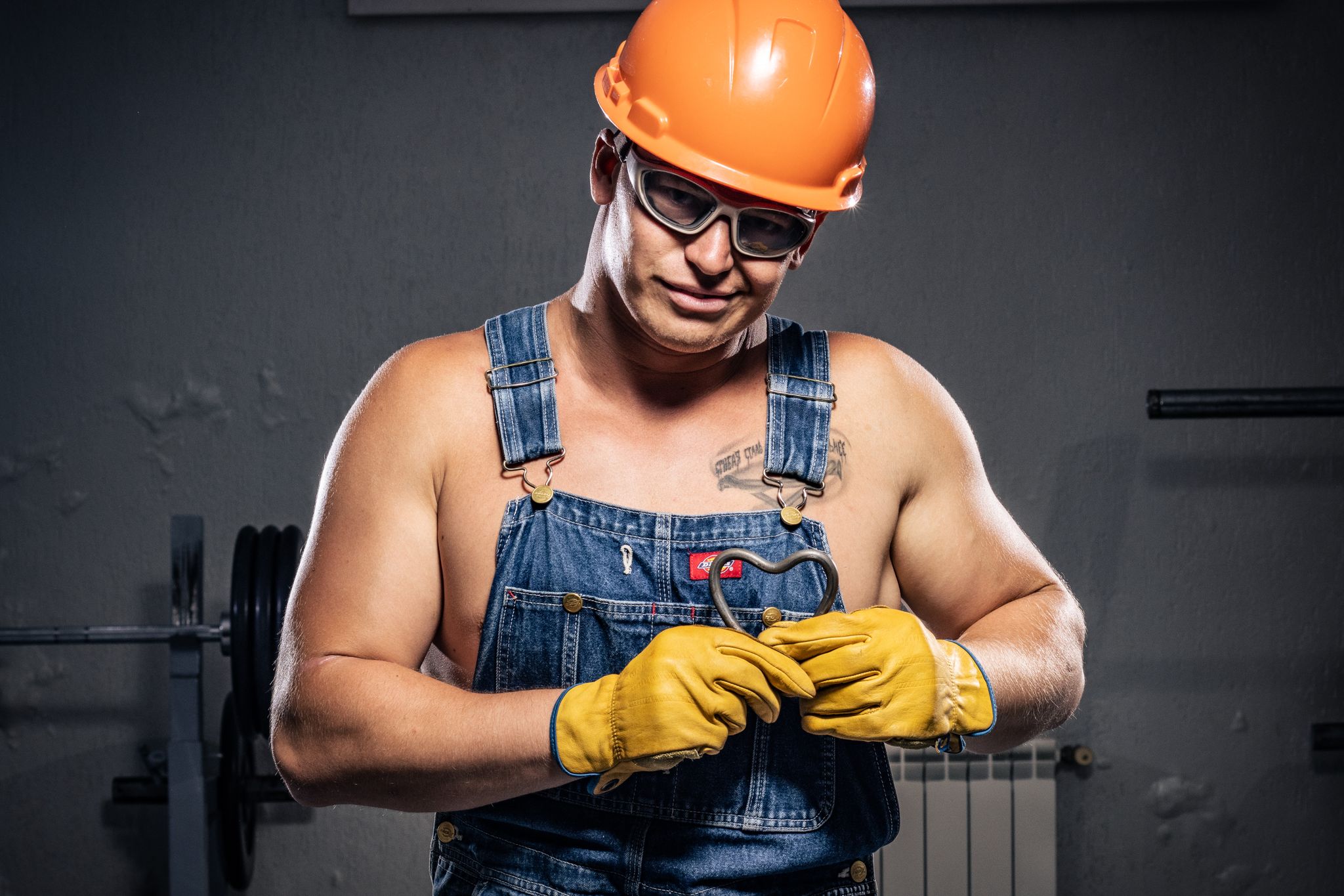Plumber repairing pipes