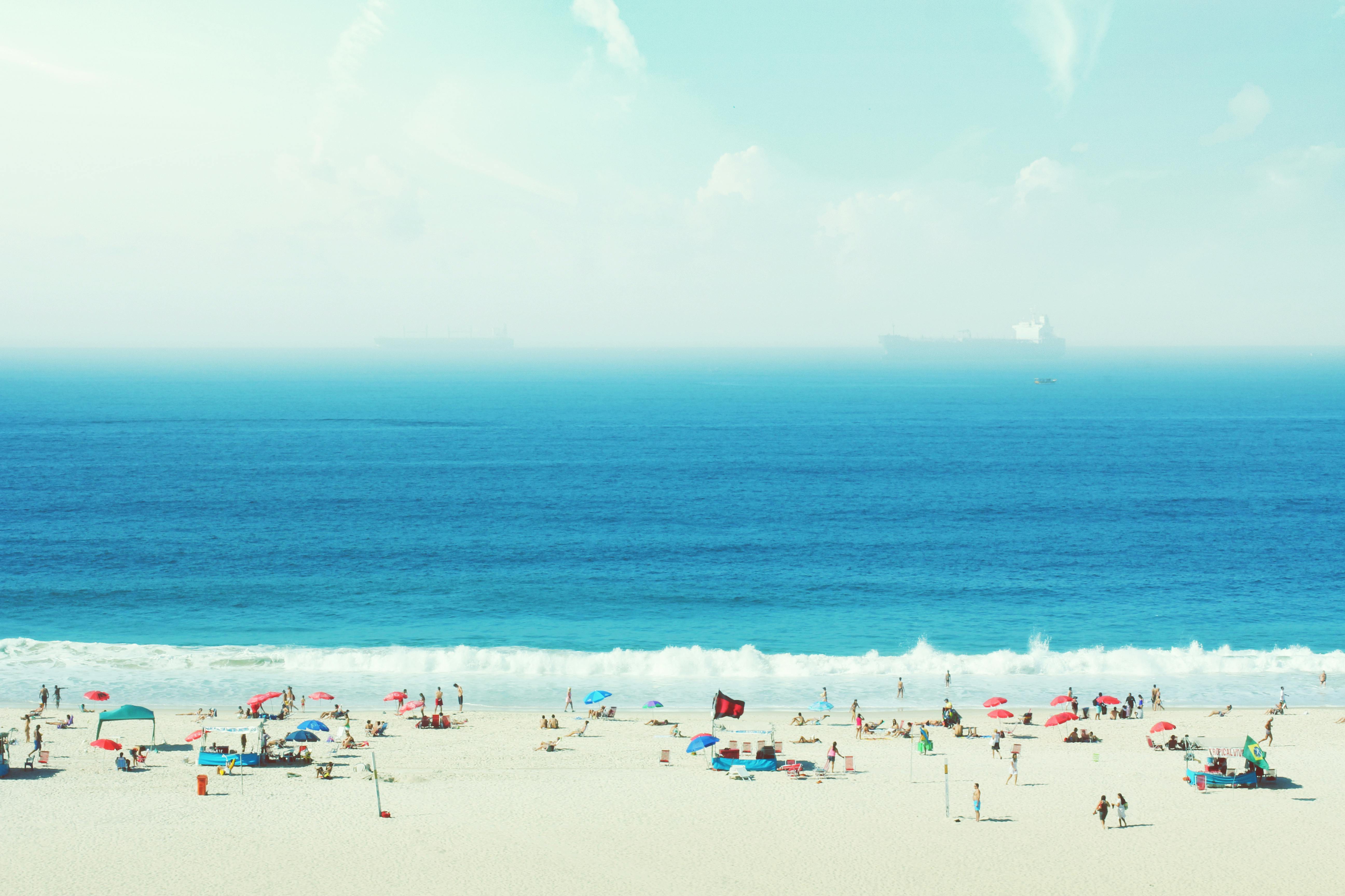 Free stock photo of atlantic, beach, blue