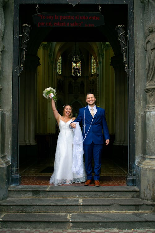 Husband and Wife at Wedding Ceremony