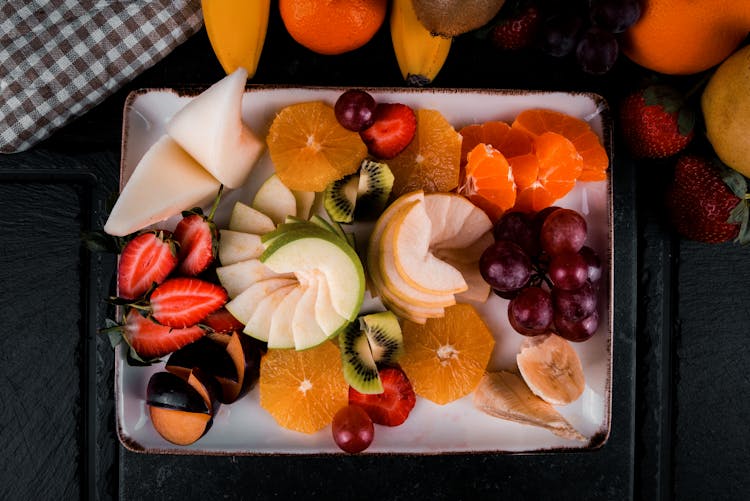 Plate Of Healthy Snacks