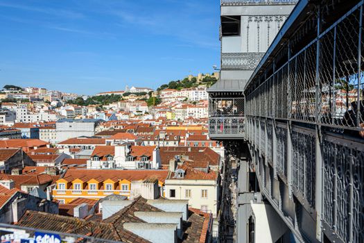 Discover Lisbon's iconic architecture and cityscape from the Santa Justa Lift.