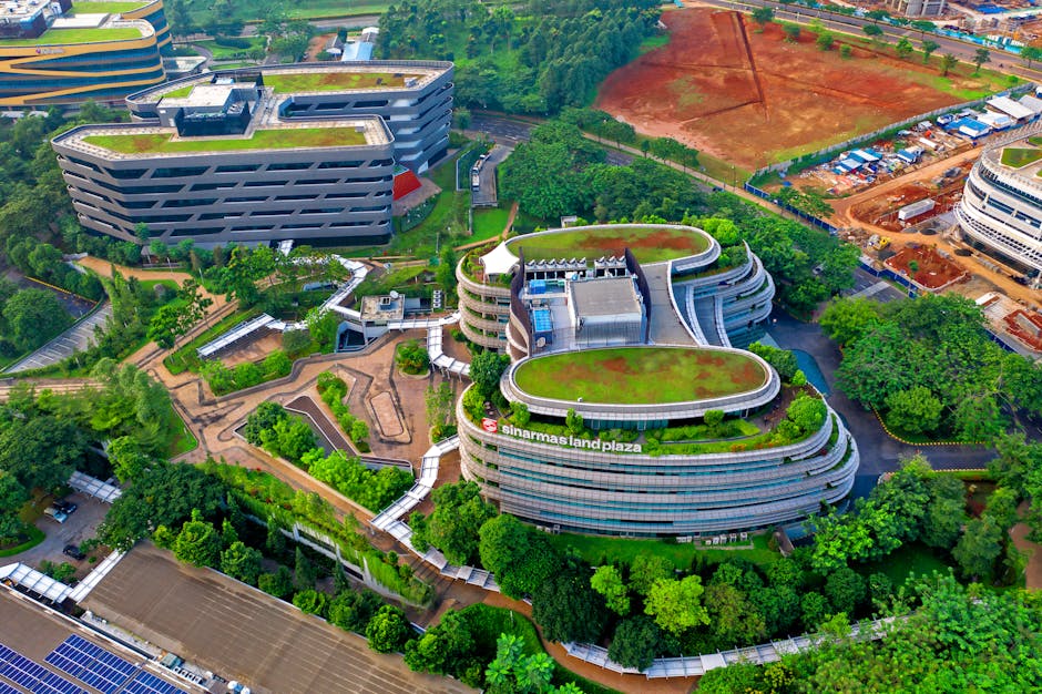 Aerial Photography of High-rise Buildings