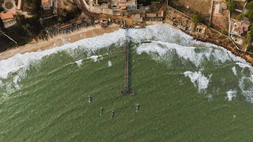 бесплатная Бесплатное стоковое фото с берег, высокий угол обзора, деревни Стоковое фото