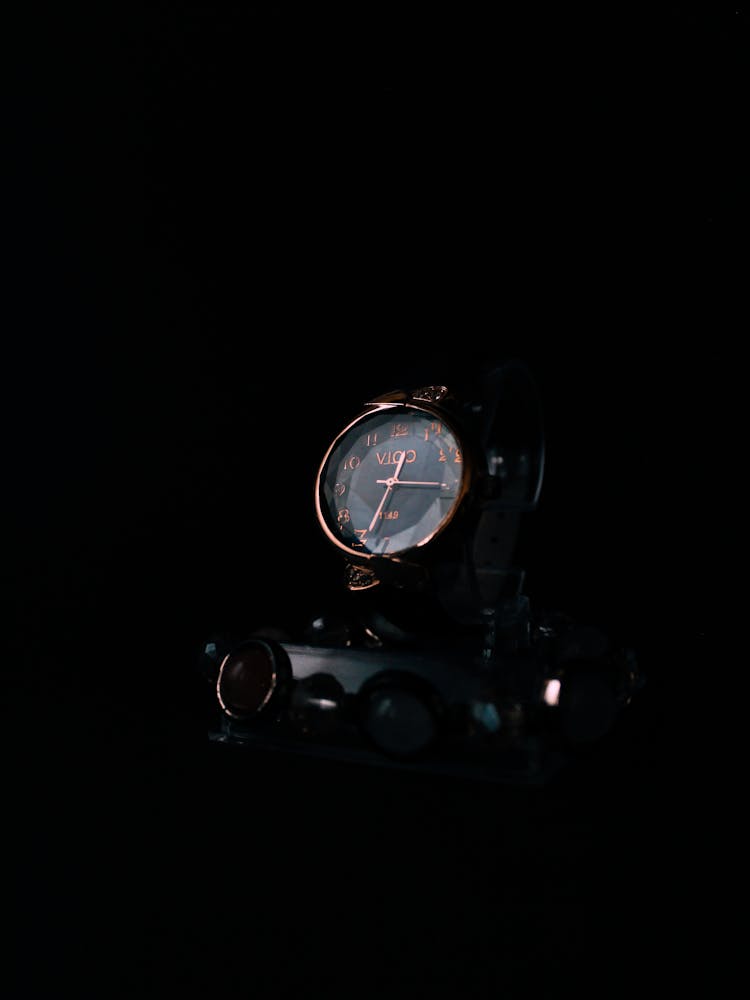 Luxury Wristwatch In Dark