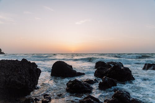 Foto d'estoc gratuïta de acomiadar-se, estavellant, litoral