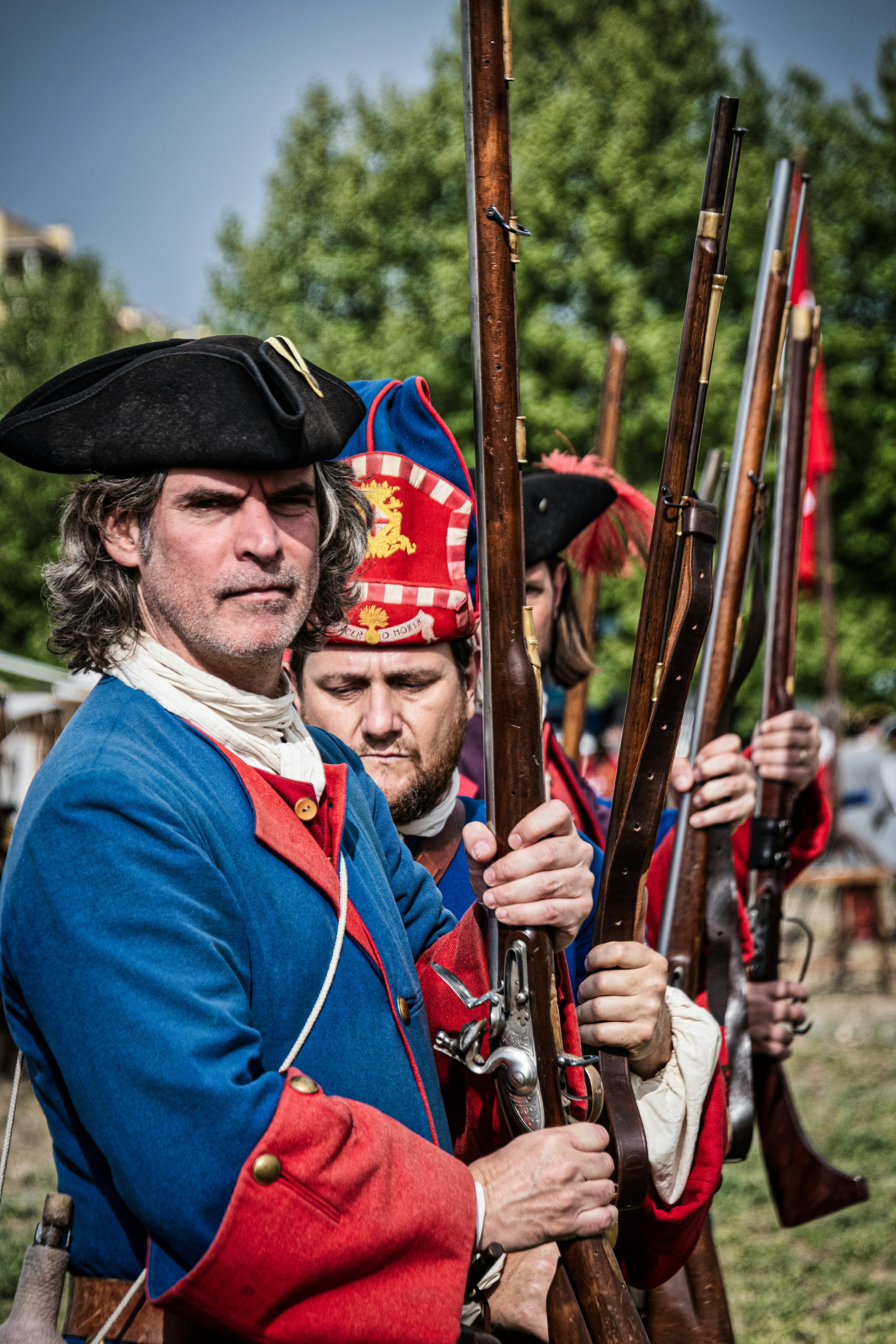 soldiers on a parade