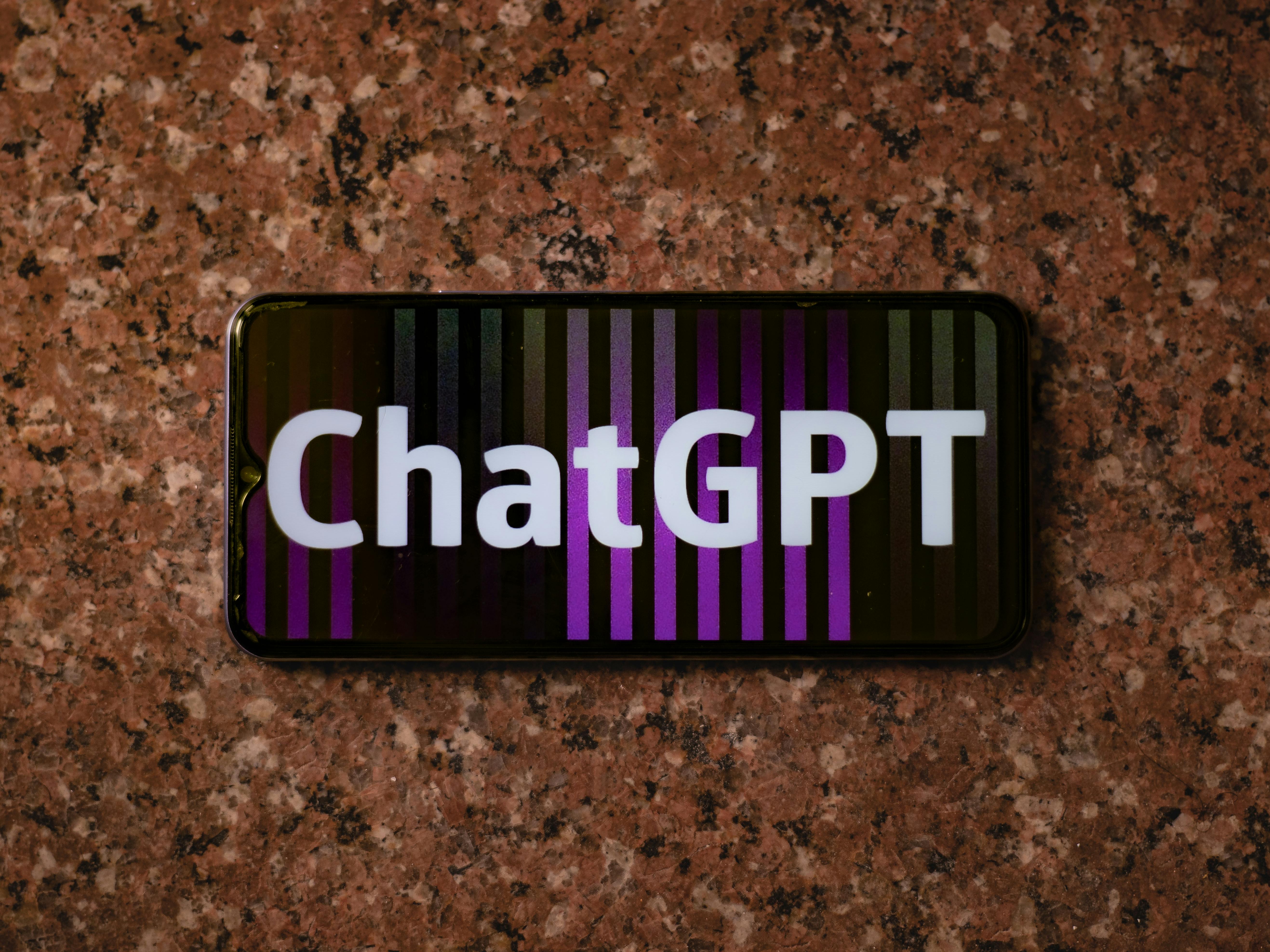 chatgpt webpage open on smartphone