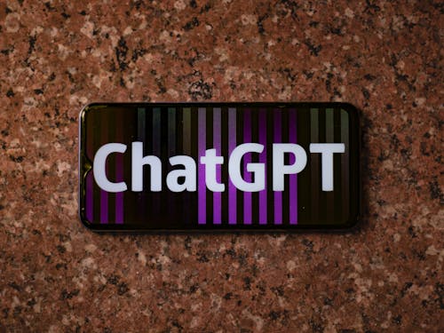 ChatGpt webpage open on Smartphone.