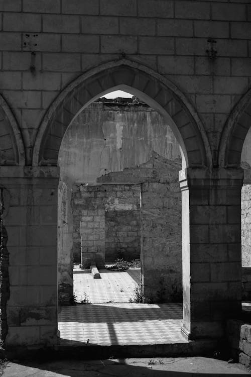 Arch in Vintage Building