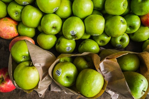 бесплатная Зеленые яблоки Стоковое фото