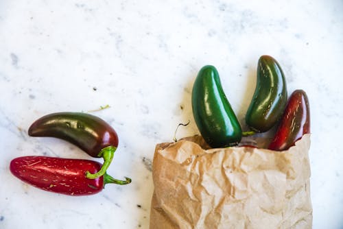 Free Red and Green Chili Stock Photo