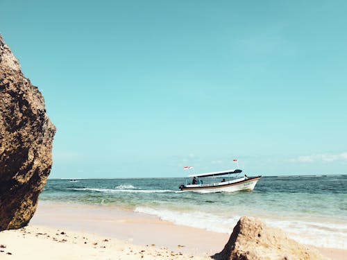 Základová fotografie zdarma na téma bali, člun, kámen