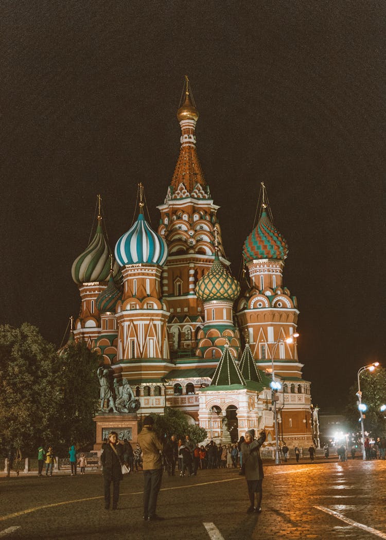 Saint Basils Cathedral In Moscow