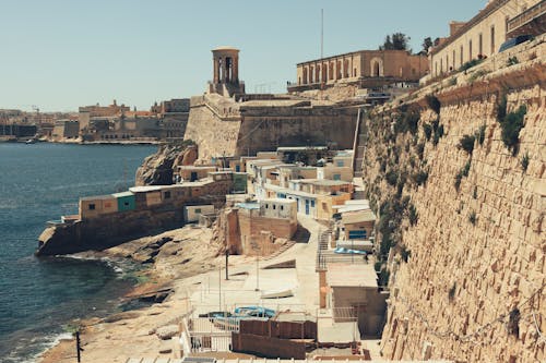 Sea Coast in Valletta in Malta