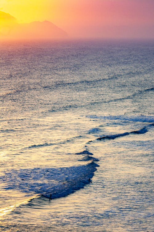 Waves During Sunset