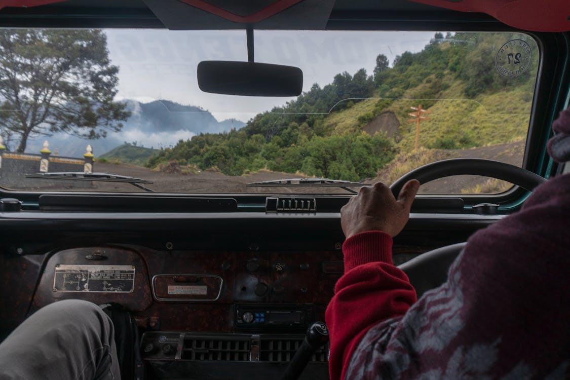 Foto d'estoc gratuïta de aventura, bromo, camí de carro