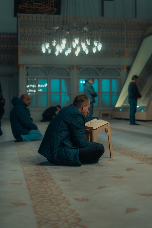 Men Praying in Mosque