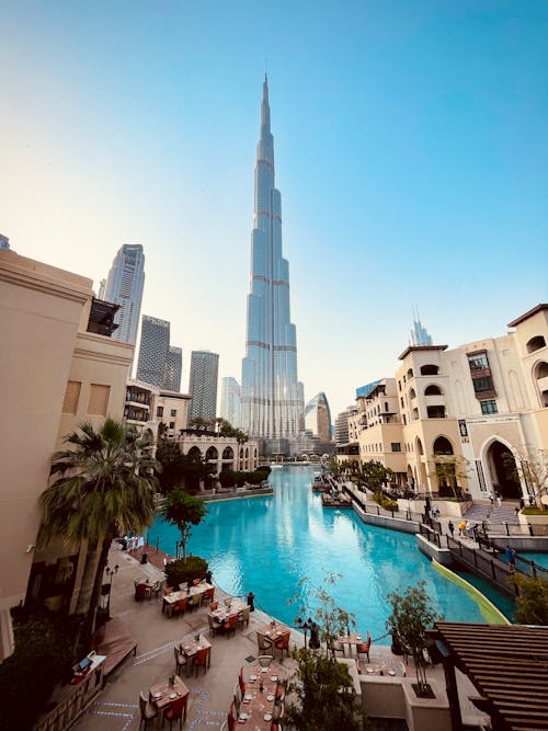 Ảnh lưu trữ miễn phí về ao, bắn dọc, Burj Khalifa