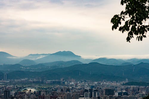 丘陵, 城市, 市容 的 免费素材图片