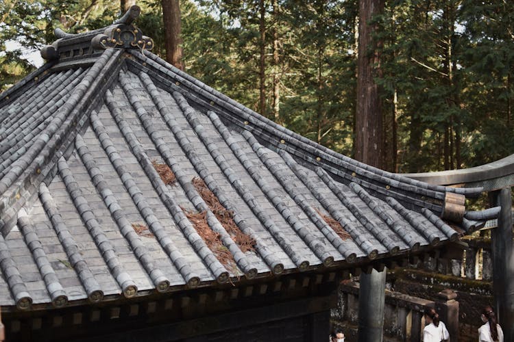 Rooftop Of A Traditional Korean House