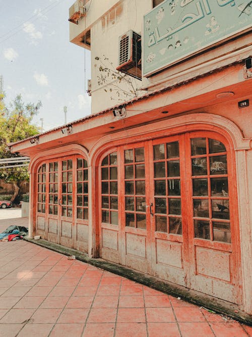 Windows of Vintage Building