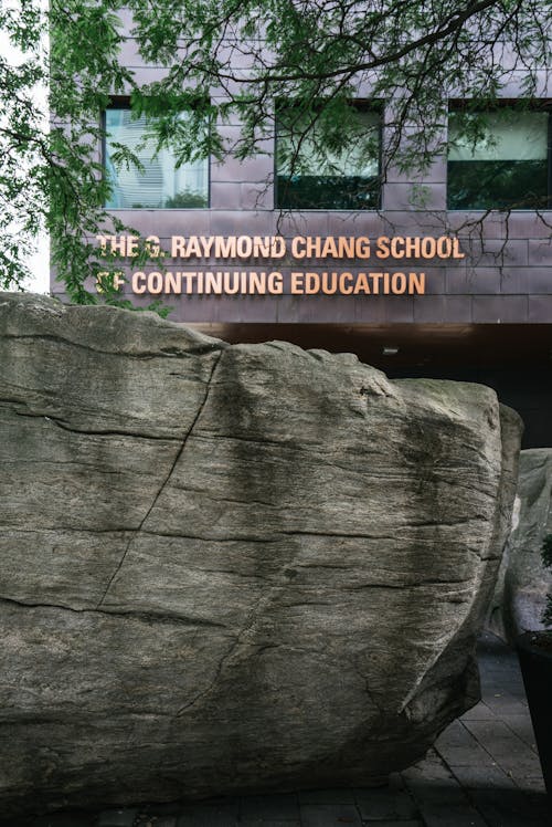 학교 앞 큰 돌