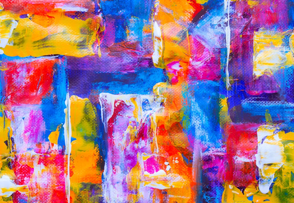 Photo Of Multi-colored Abstract Painting · Free Stock Photo