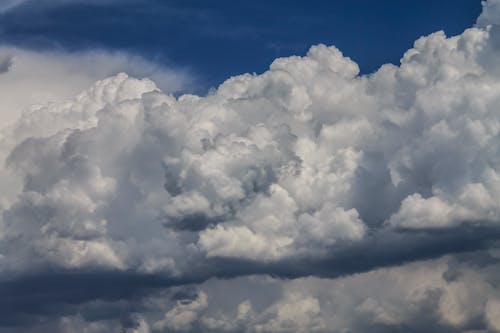 Free stock photo of blue skies, cloud formation, cloudburst