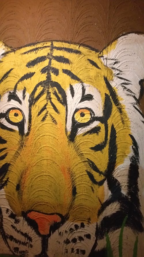 Lukisan Wajah Harimau