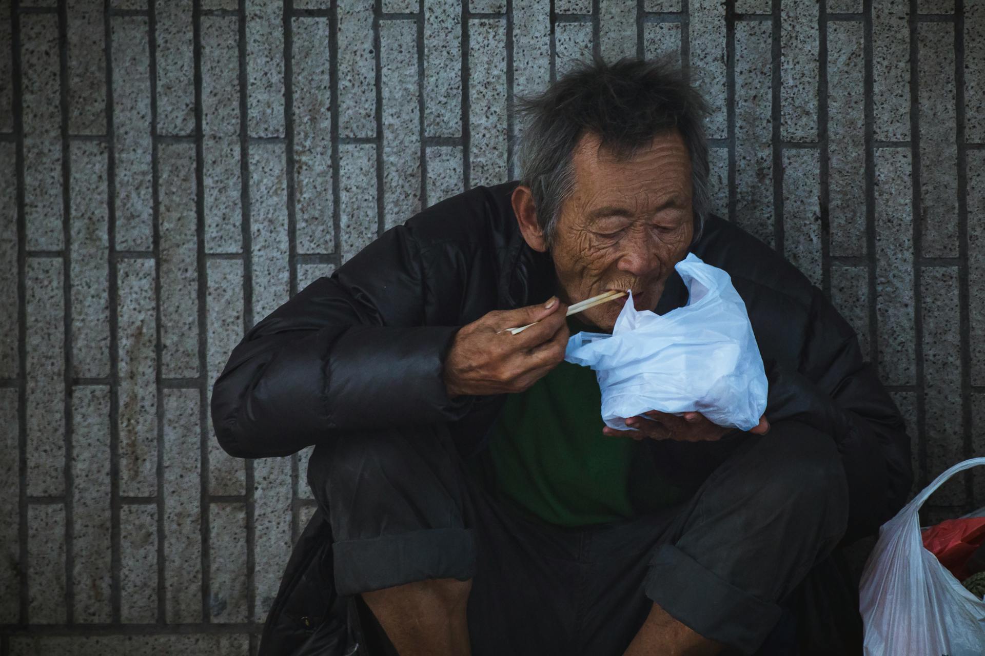 Man Eating