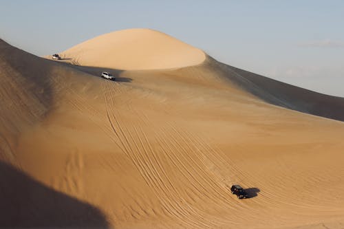모래, 모래 언덕, 모터스포츠의 무료 스톡 사진