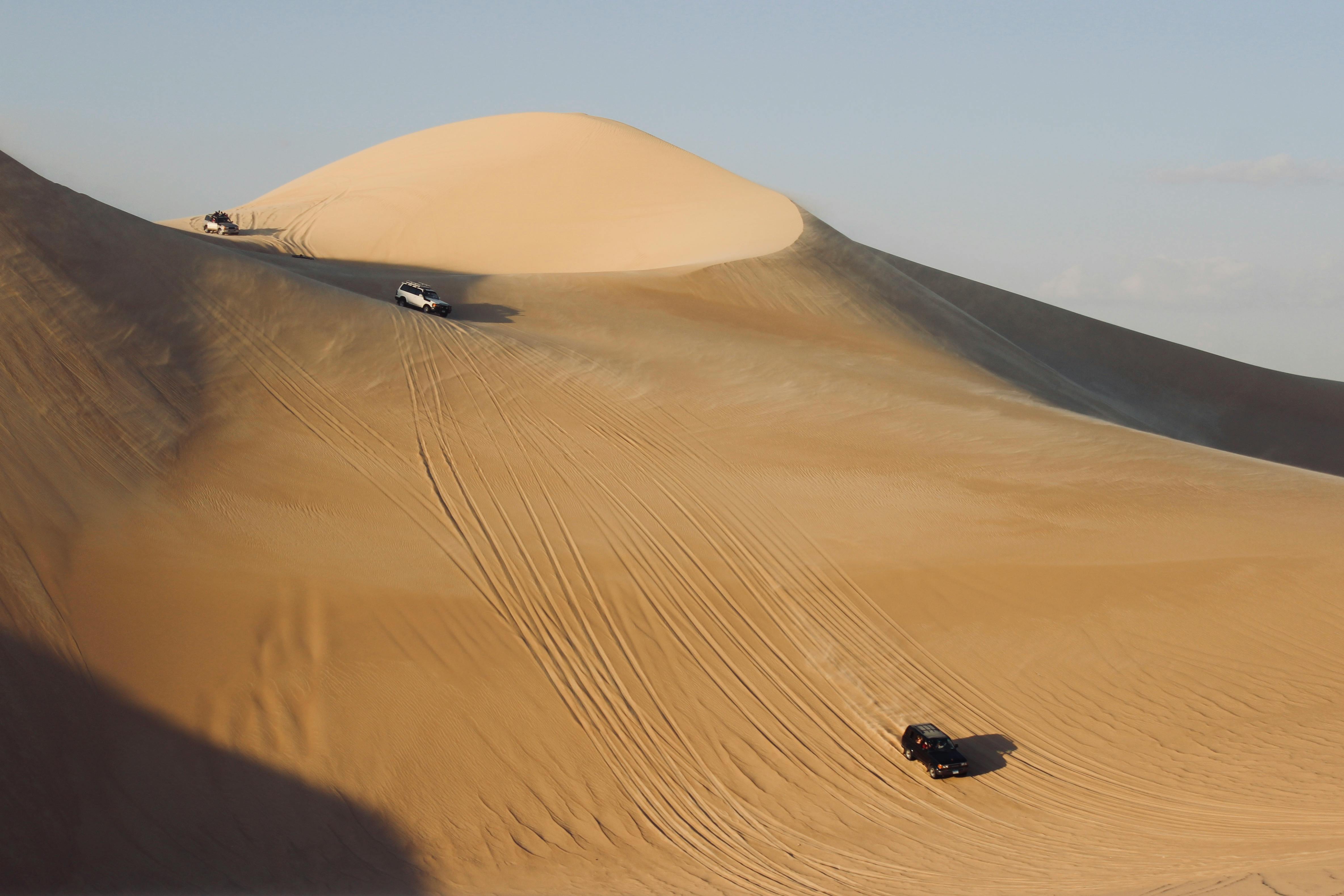 Birds Eye View Photography Of Road In The Middle Of Desert · Free