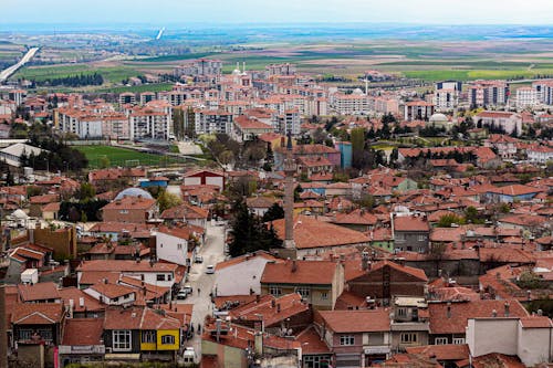 Foto profissional grátis de aerofotografia, casas, casas otomanas