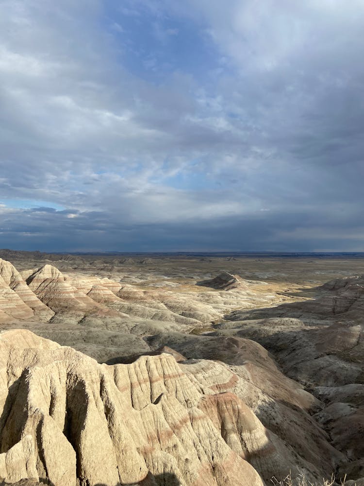 Landscape Of Badlands National Park, South Dakota, United States 