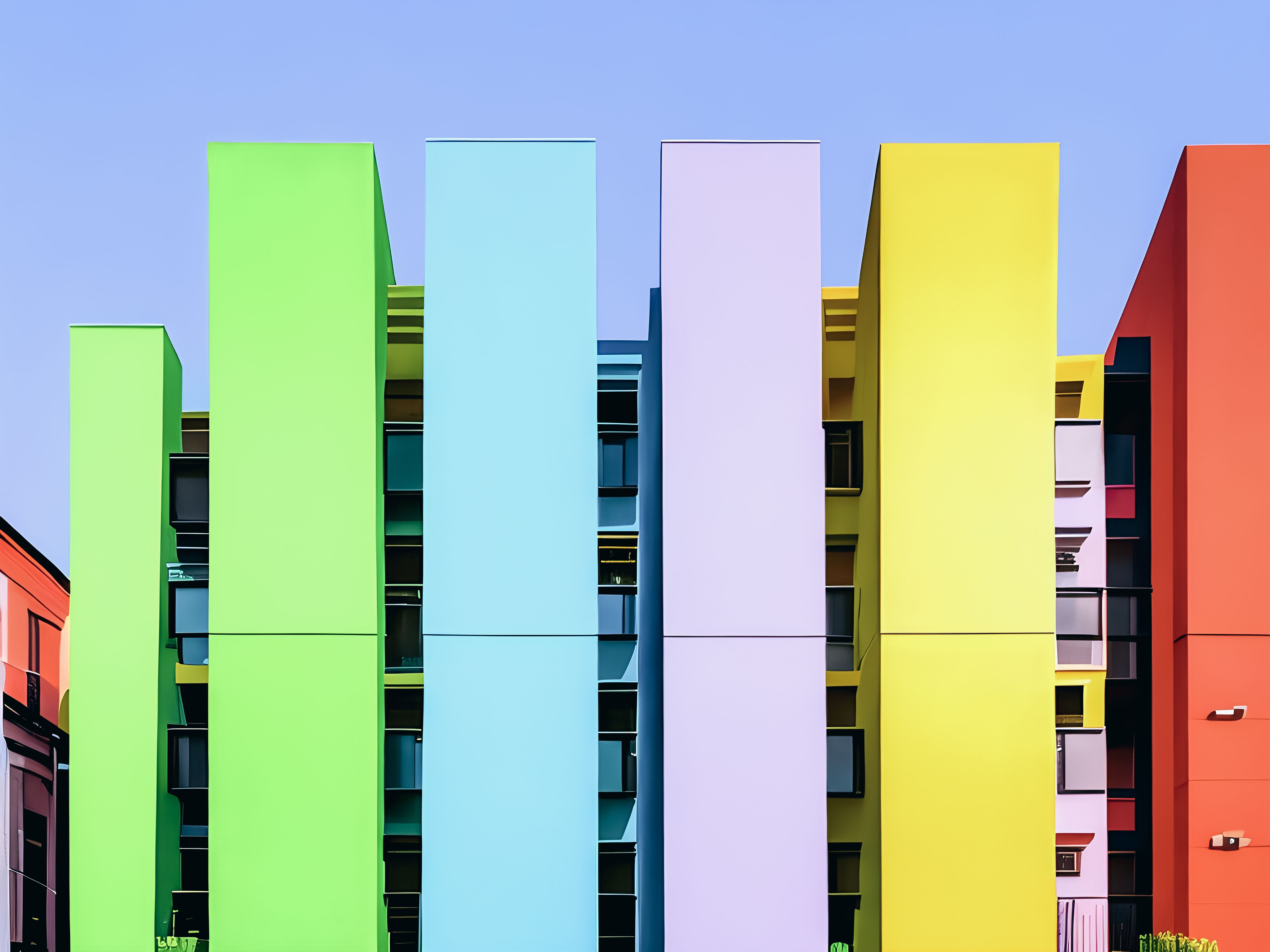 A Colorful Building · Free Stock Photo