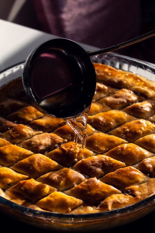 Foto profissional grátis de alimento, assando, baklava