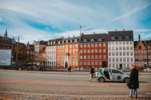 Photo of a Street in Copenhagen, Denmark