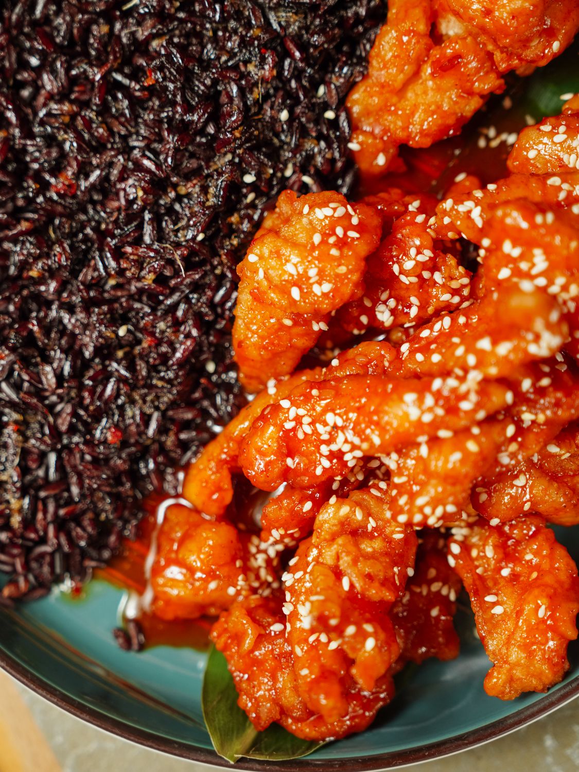 Close-up of an Oriental Dish Chicken and Rice · Free Stock Photo
