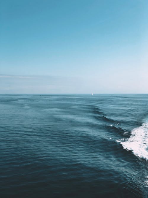 Foto stok gratis horison, jalur air, laut