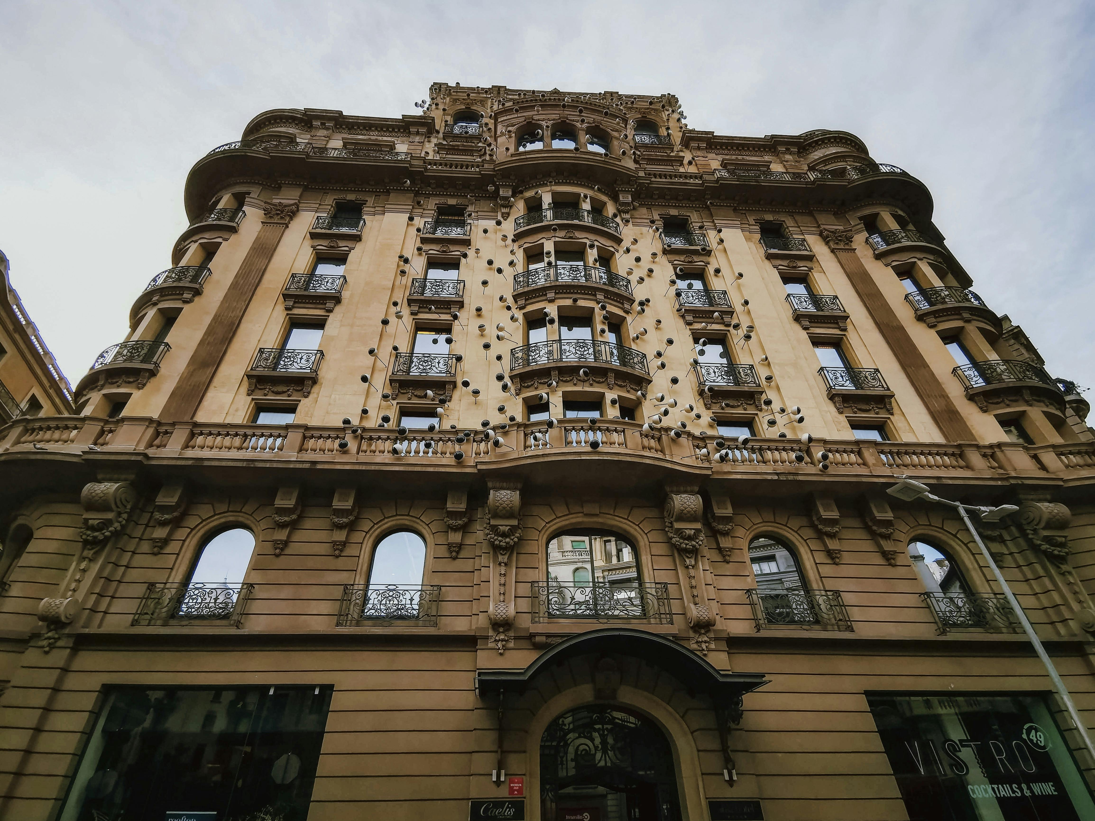 facade of hotel ohla in barcelona